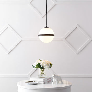 Porter 8" Modern Minimalist Globe LED Pendant Light
